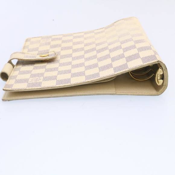LOUIS VUITTON Damier Azur Agenda GM Day Planner Cover R20708 LV Auth am1546g - Picture 7 of 16